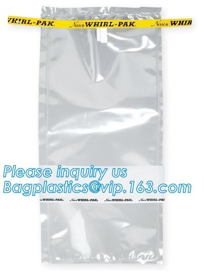 Sterile Sampling Bag, TWIRL'EM | Labplas, Sampling Bags, Regular Tabs, Sterile, Sterile Sampling Bag for Stomacher Lab