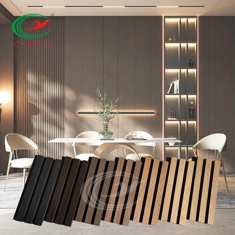 MDF Acoustic Wall Panels Eco Friendly Nontoxic Material