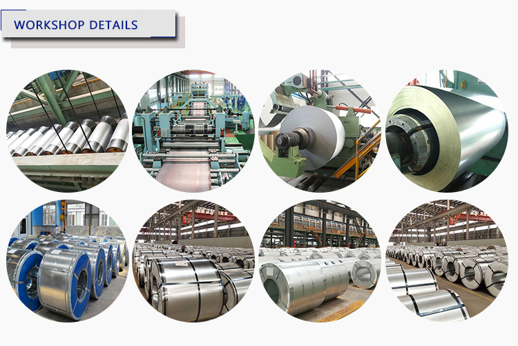 Direct Supply DX51D Galvanized Steel Sheet Metal Roll Coil for Making Pipes in Full Hardness and 0.35mm Thickness