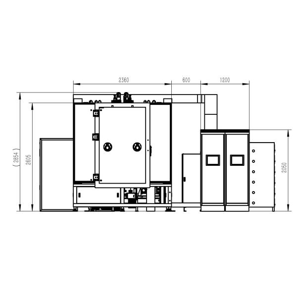 Titanium Nitride PVD Gold Plating Machine On Faucets , Bathroom Faucet / Taps TiN Coating Equipment