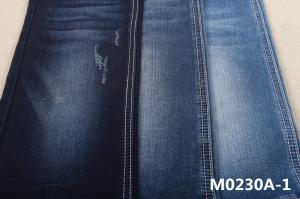 China 12 Oz Heavy Blue Weft Yarn Dobby Denim Fabric For Man Jeans on sale
