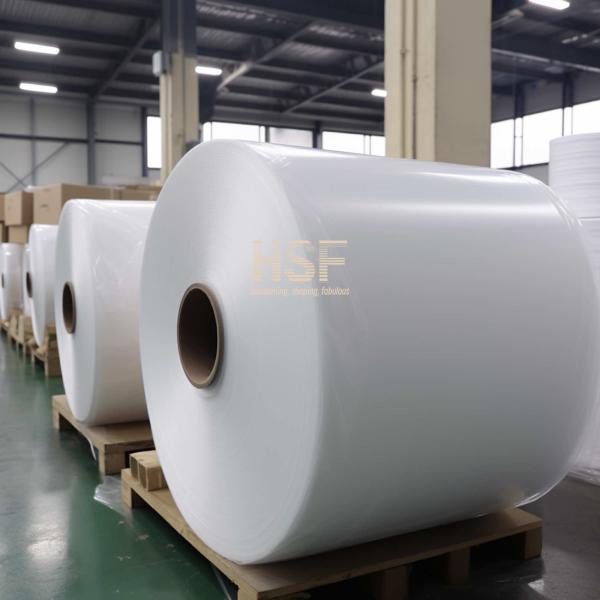 Opaque White 60μm High Density Polyethylene Film with High Tensile Strength for Packaging