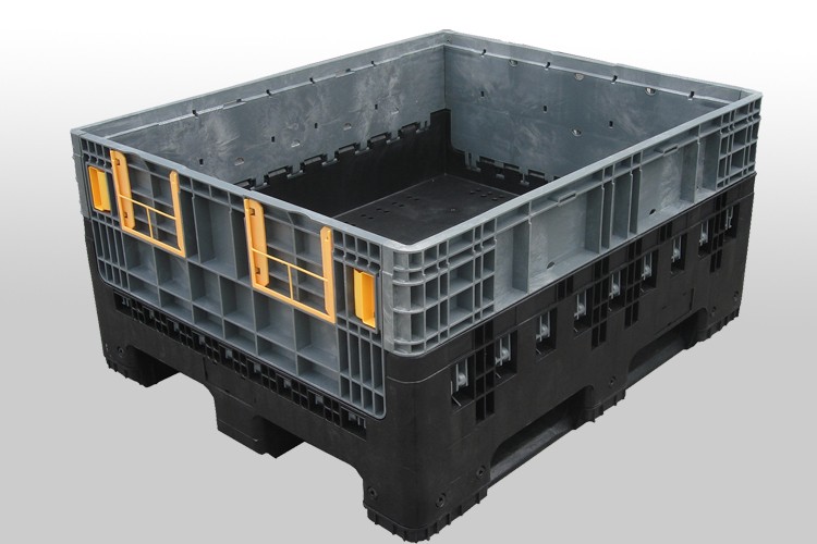 hdpe heavy duty solid big bulk stackable closed industry plastic pallet box packaging boxes pallets