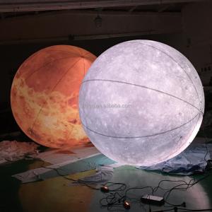 China Hot Sale Led Light Giant Inflatable Moon  moon bounce inflatable on sale