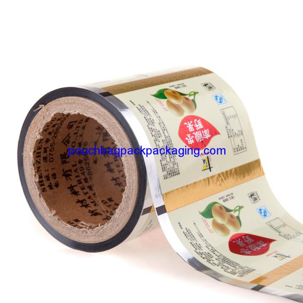 Auto pack laminated roll, poly film roll plastic for food packaging