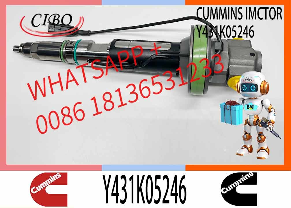 Brand New Common Rail Diesel Fuel Injector Y431K05246 4089972 For Cummins QSK19 QSK38 QSK60 FO0BJ60578