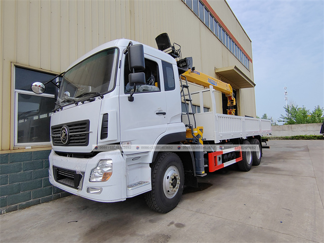Made in Hubei Factory 6x4 Famous Crane 14 Ton Dump Truck Crane Truck Mounted