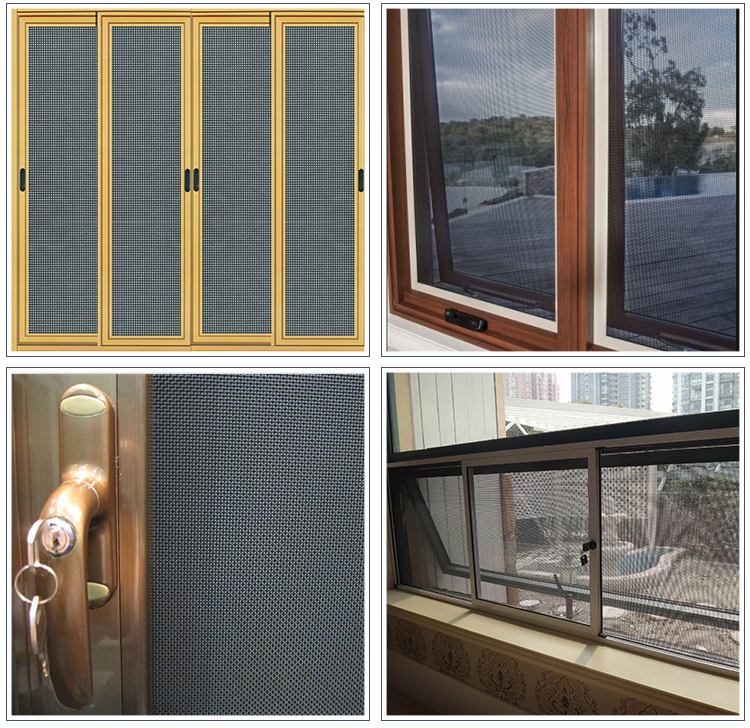 Powder Coated Safety And Window Security Door Screen/Stainless steel Safety Window Screen/Stainless Steel Mosquito Net