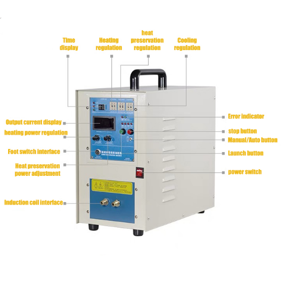 100kw 1-10khz Induction Heating Machine For Metal Heat Treatment