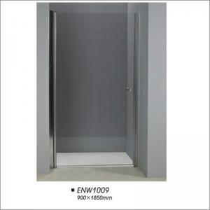 Quality Tempered Glass Framed Pivot Shower Door , Custom Glass Shower Screens wholesale