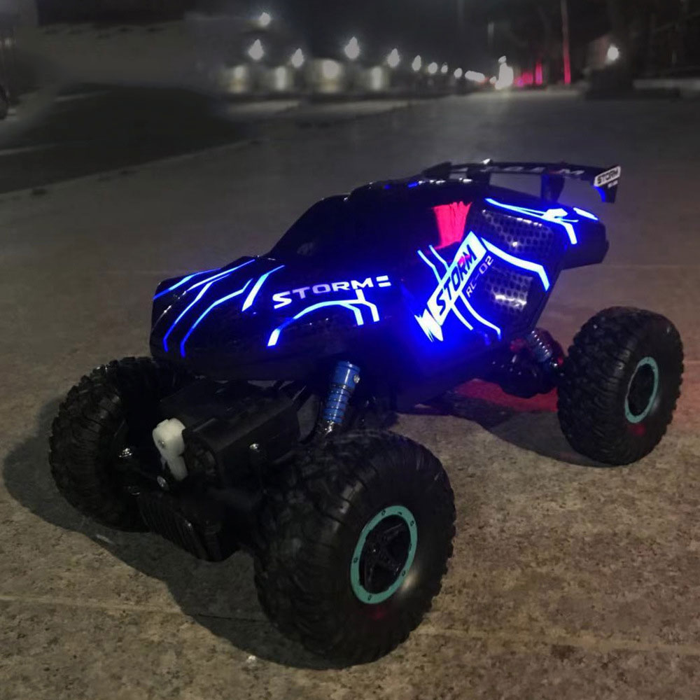 Large Alloy RC Car with Front and Rear Shock Absorbers Electric Off-Road Climbing Car