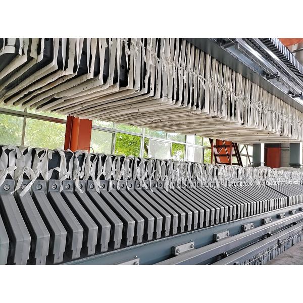 Sludge Dewatering automatic filter press for building mud processing system