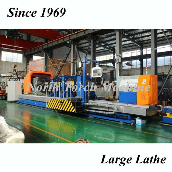 Conventional Horizontal Cnc Lathe , Heavy Duty Lathe Machine For Roll Cylinder