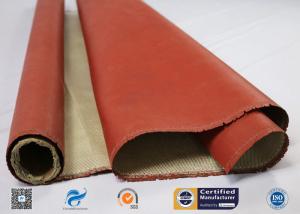 China 260 ℃ Heat Resistant Insulation Silicone Coated High Silica Fabric on sale