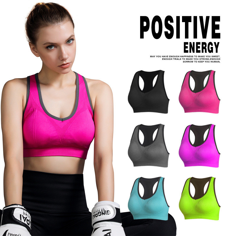 ODM Women High Impact Sports Bra stretchable Odorless Opp bag packed