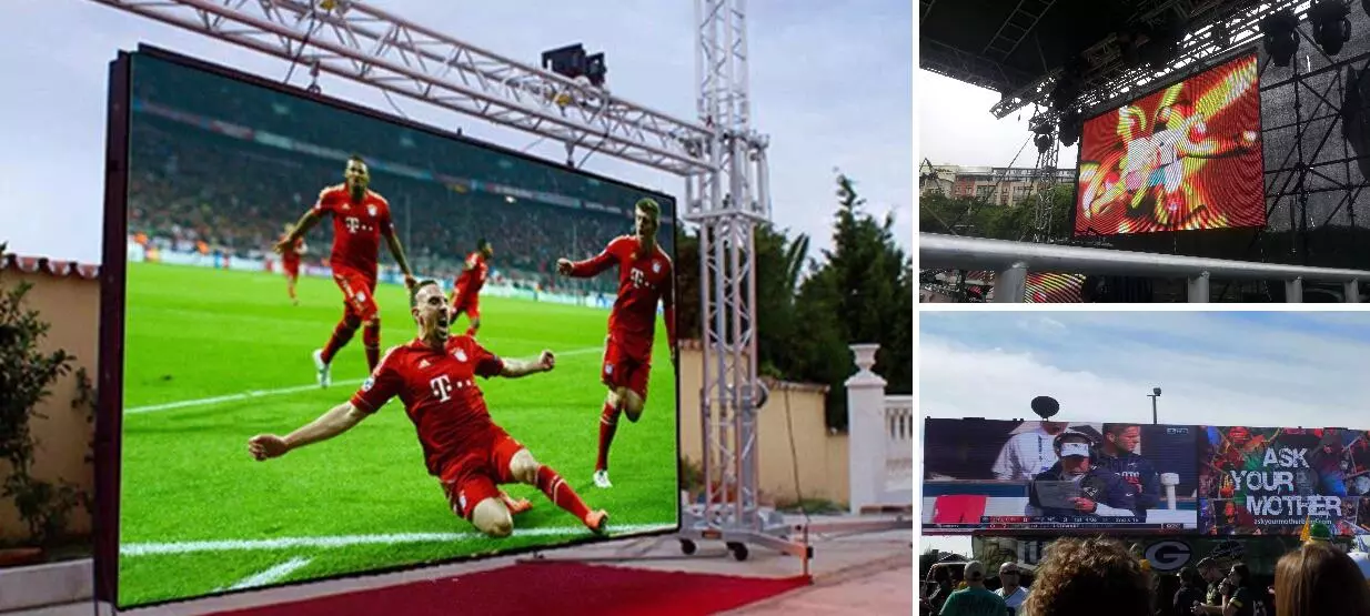 Rental p3.91 led display panel 500x1000mm outdoor led display screen advertising for stage