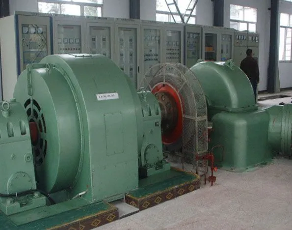 100kW Francis water Turbine Generator 400V-6300V 90% Efficiency
