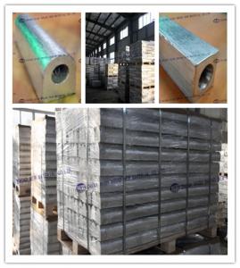 China Magnesium Aluminum Zinc Alloy Sacrificial Anode High Potential Magnesium Anodes on sale