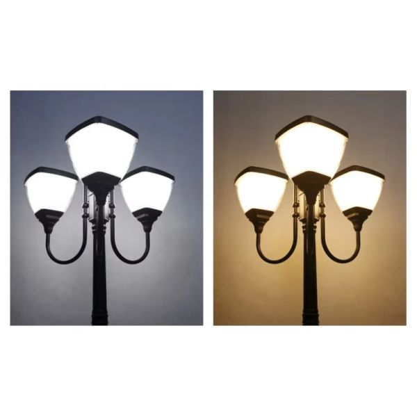 Solar Garden Pathway Lights Waterproof Bright LED Auto Dusk to Dawn Outdoor Lights for Walkway