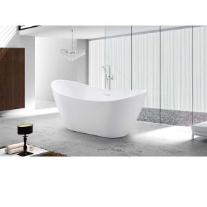 Quality Sanitary Acrylic Free Standing Bathtub SP1870 Stand Alone Fade Resistant wholesale