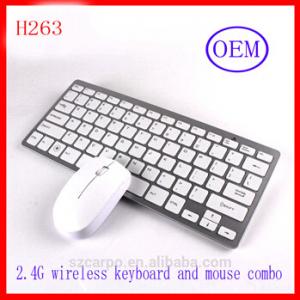 Quality Carpo H263 Customize wireless/bluetooth keyboard combo computer prepherals wholesale