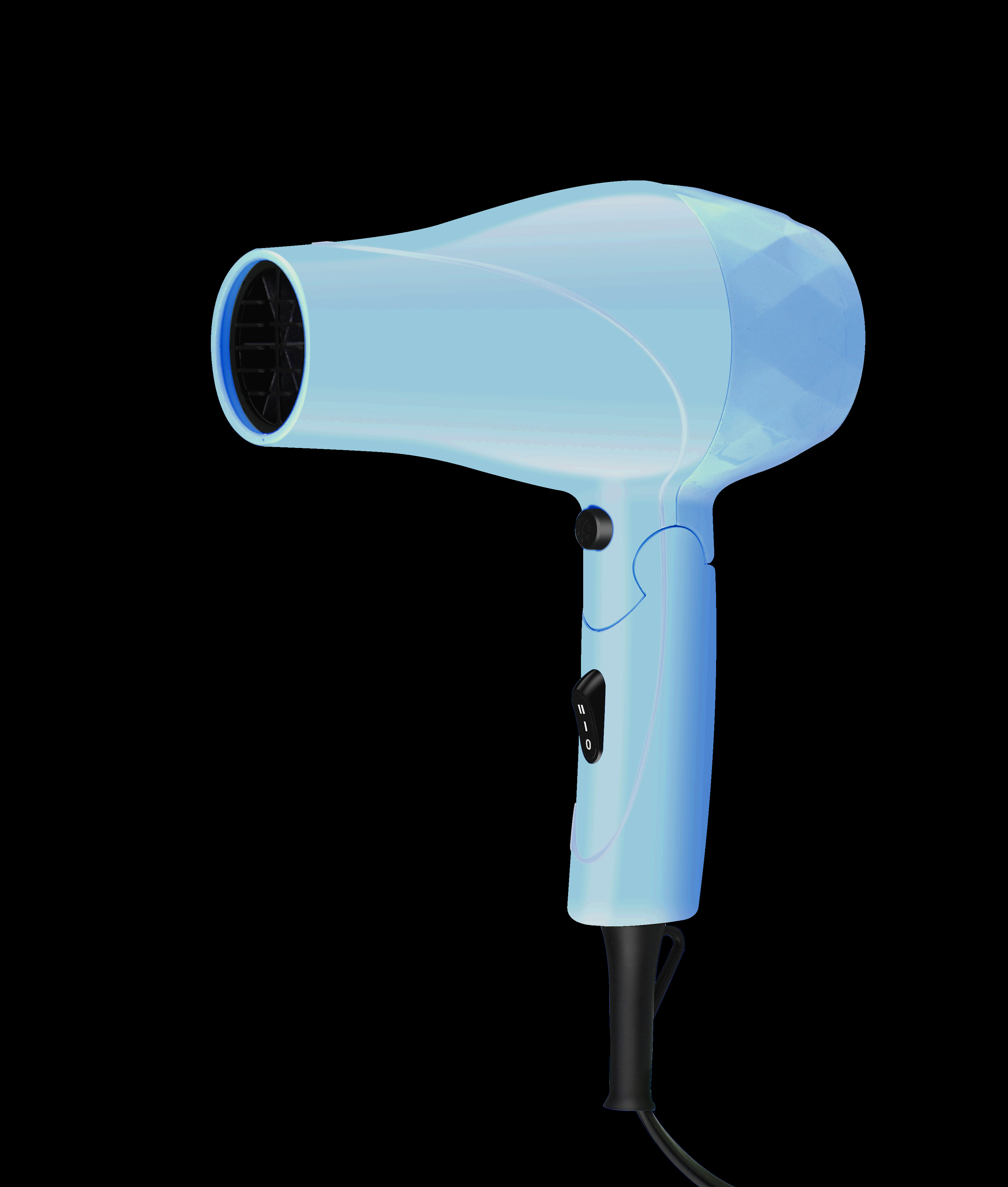 Amazon Hot Selling OEM Folding Cool Shot Function With Concentrator Mini Travel Hair Dryer Professional Blow Dryer Hair