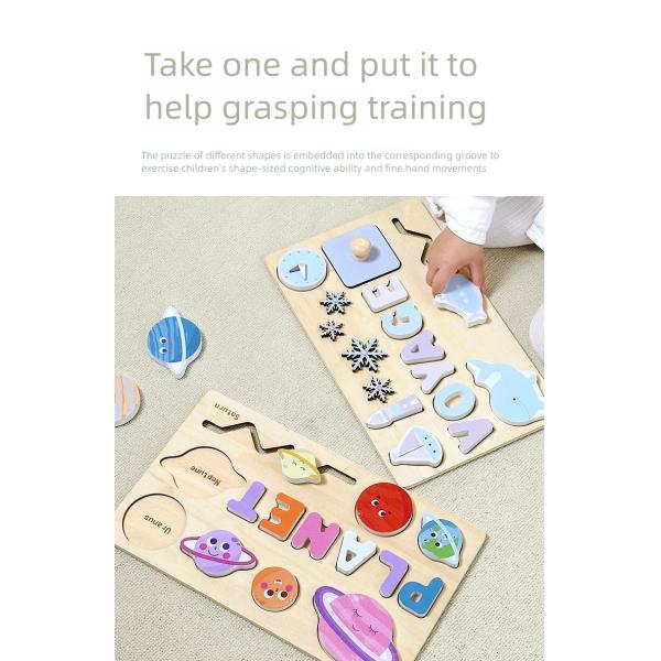 Multifunctional Unisex Educational Busy Board Wooden Puzzle Toys Child's Manual Unlocking Puzzle En71 Certified