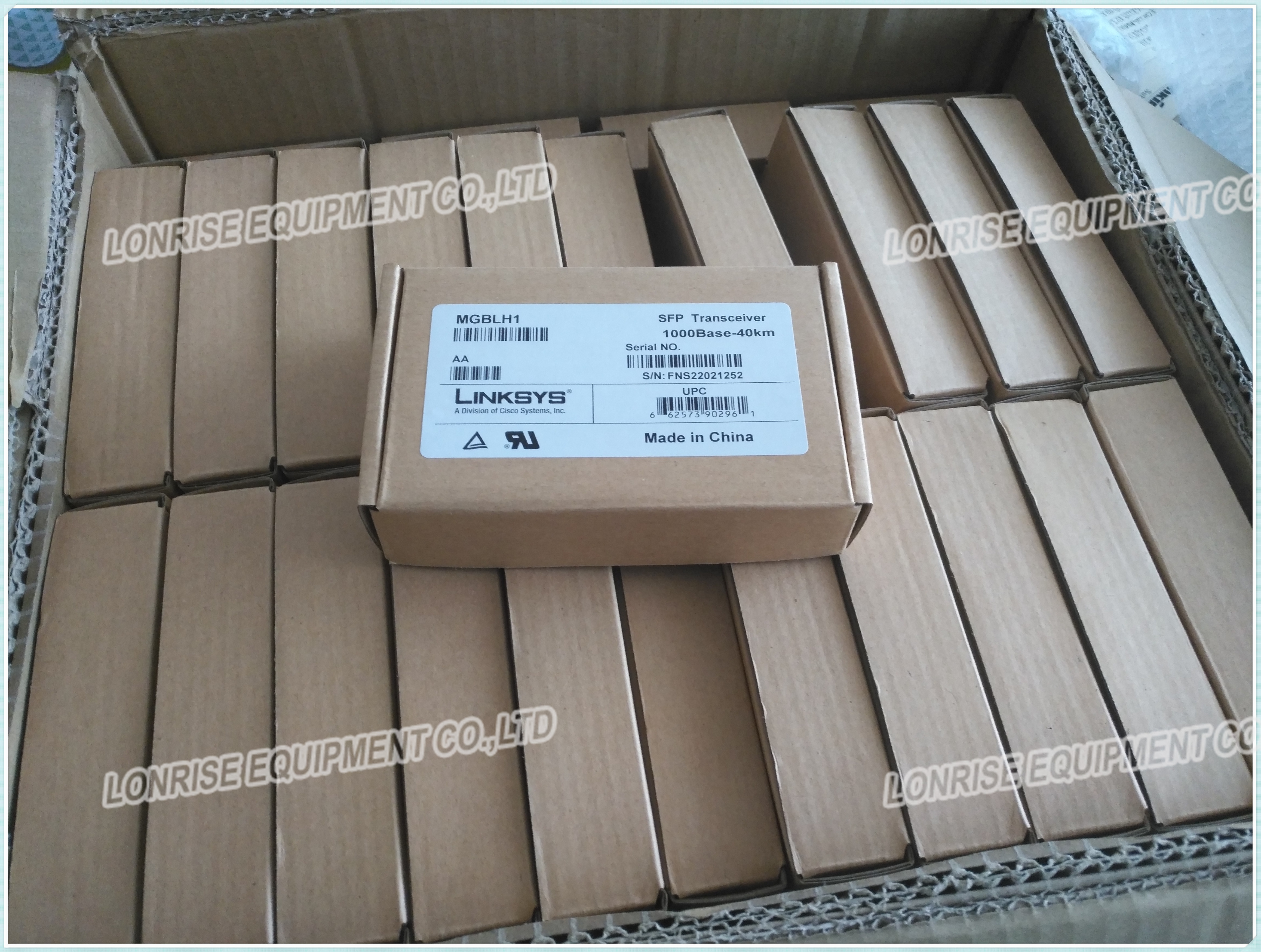 Cisco MGBLH1 1000 Mbps Gigabit Ethernet LH Mini-GBIC SFP Transceiver MMF+SMF