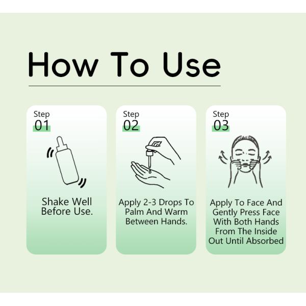 ODM OEM Private Label Skin Care Serum Aloe Vera and Avocado Oil for Acne Control Translucent Brightening and Refining