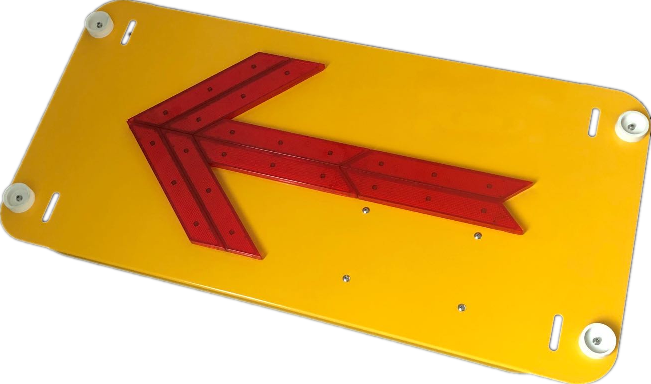 Aluminum 3.0kg 0.81*0.4*0.06m Arrow Board Signs