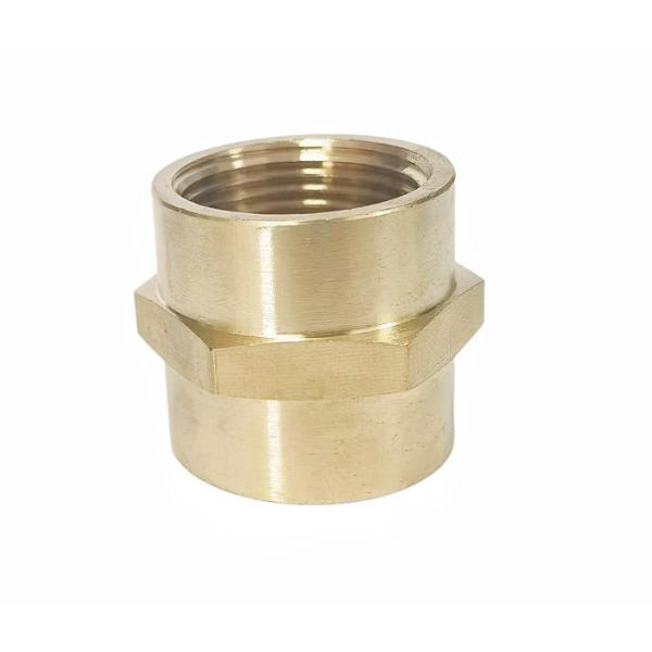 OEM Brass Air Hose Fittings Male Hex Nipple 1/2 Inch NPT X 1/2 Inch NPT