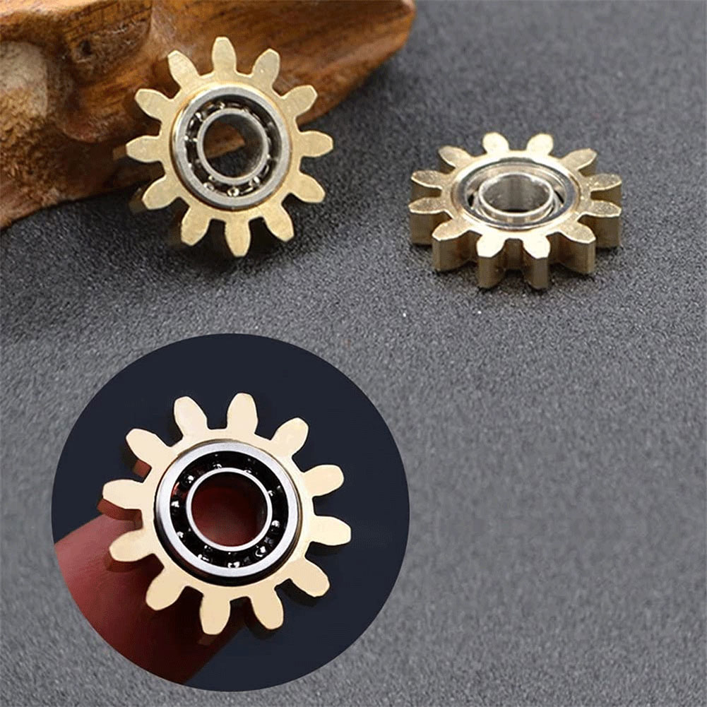 Pure Copper Planetary Gear Linkage Hand Spinner Relieve Stress and Anxiety for Adults