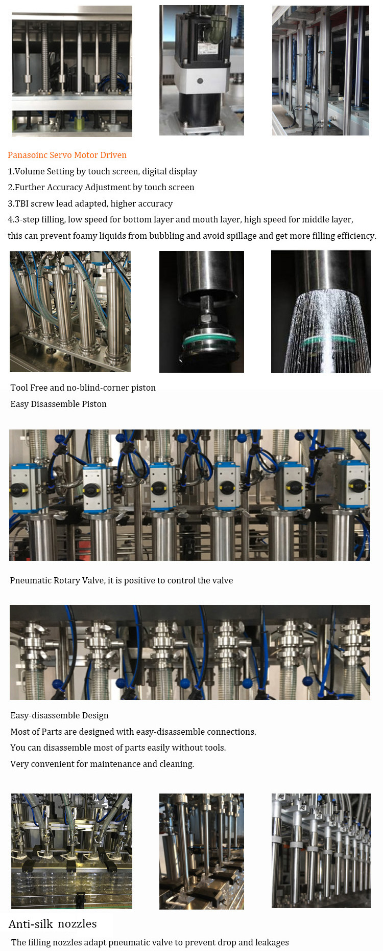 Stainless Steel Automated Bottling Line Durable Oil Bottle Packaging Machine