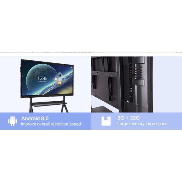 Infrared Interactive Flat Panel 86 Inch For Education And Corporate 350cd/M2