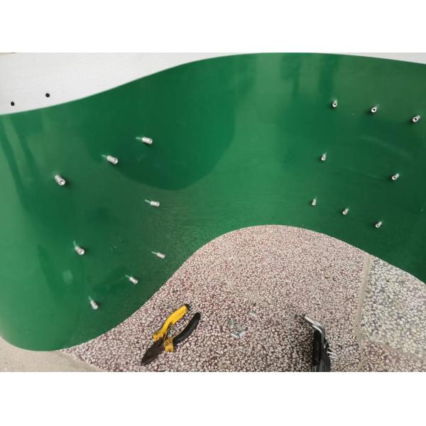 High Tensile Strength Durable Green Material Industrial Chain Side Wall Pvc Conveyor Belt