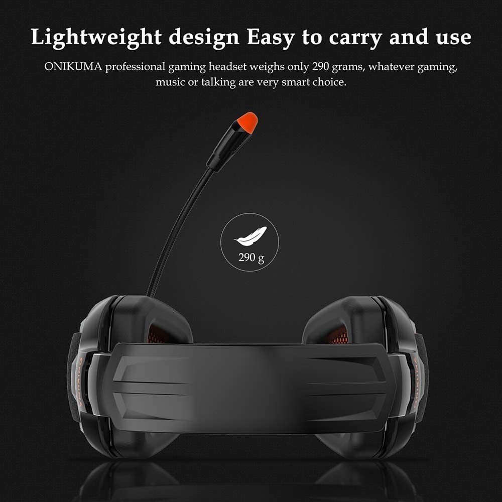 Stereo Surround 100mA DC5V ONIKUMA K12 3.5 Mm Gaming Headset