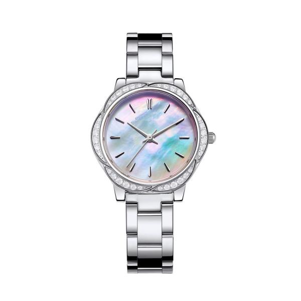 Cheap Womens Fashion Diamond Watch Mother Of Pearl Face Style for sale