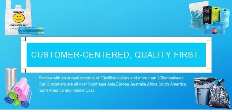 Hot China Products Wholesale Black T-Shirt Garbage Bags