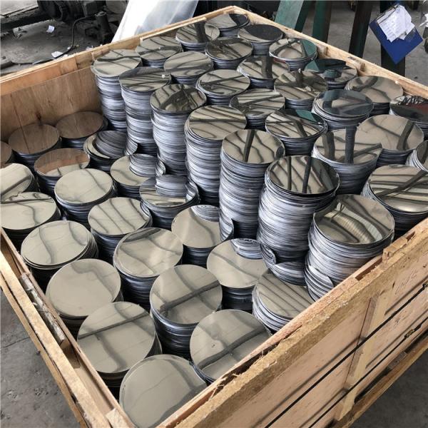 Polished SS Steel Plate Circles 410 430 Thickness 0.25mm For Cooking Utensils