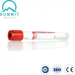 Quality Medical Disposable Vacuum Blood Collection Tube Without Additive 2ml Red Cap wholesale