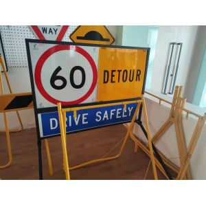 Waterproof Aluminum Traffic Safety Warning Signs Road Australian Swing Stand