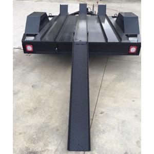 Quality 7x5 Three Track Motorcycle Transport Trailer , 2 Bike Motorcycle Trailer wholesale