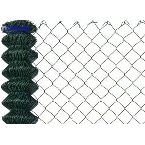 Quality Green 5ft Chain Link Mesh Fence 60x60 Pvc Vinyl Coated wholesale