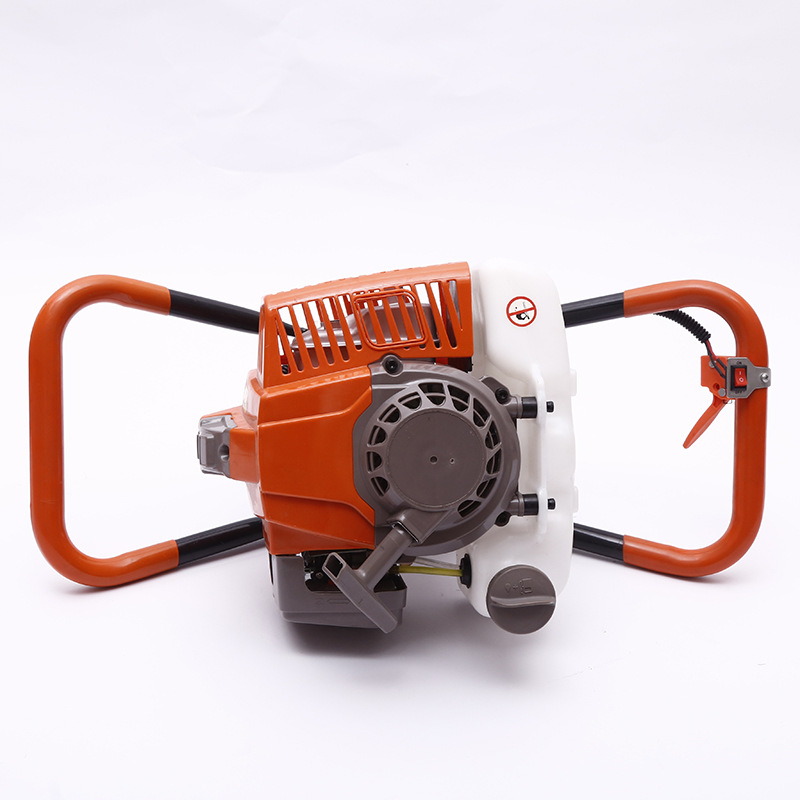 Handheld Deep Ground Digging Machine 2 Stroke 52cc Ground Auger For Drill