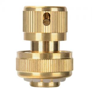 China 4PCS Brass Garden Hose Connectors , Brass Hose Pipe Tap Connector on sale