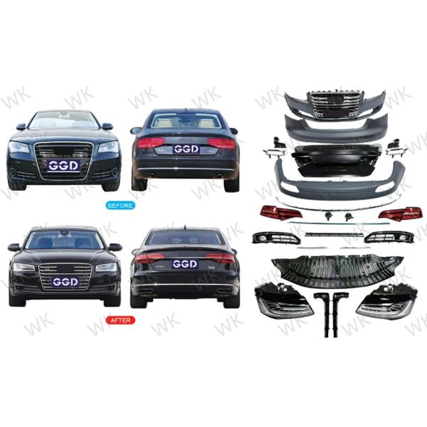 Aftermarket Audi A8 Body Kit From 2011-2014 Upgrade To 2015+ W12 Old To New