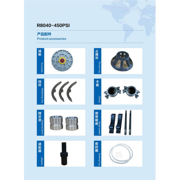Sulfuric Acid Resistance R4040 End Entry Membrane Housing For Seawater Desalination