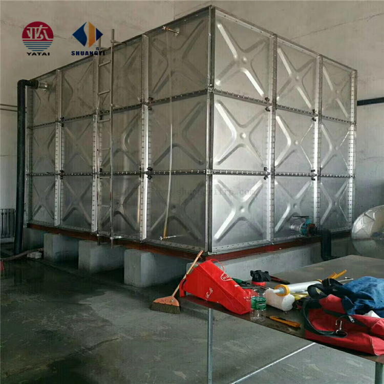 Fire Water Storage Hot Dipped Galvanized Steel Panel Assembled Tank for Food Beverage