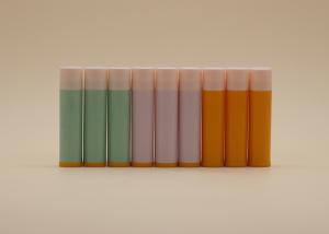 China Orange Green Pink Color Lip Balm Tubes Cosmetic Lipstick Case For Personal Care on sale