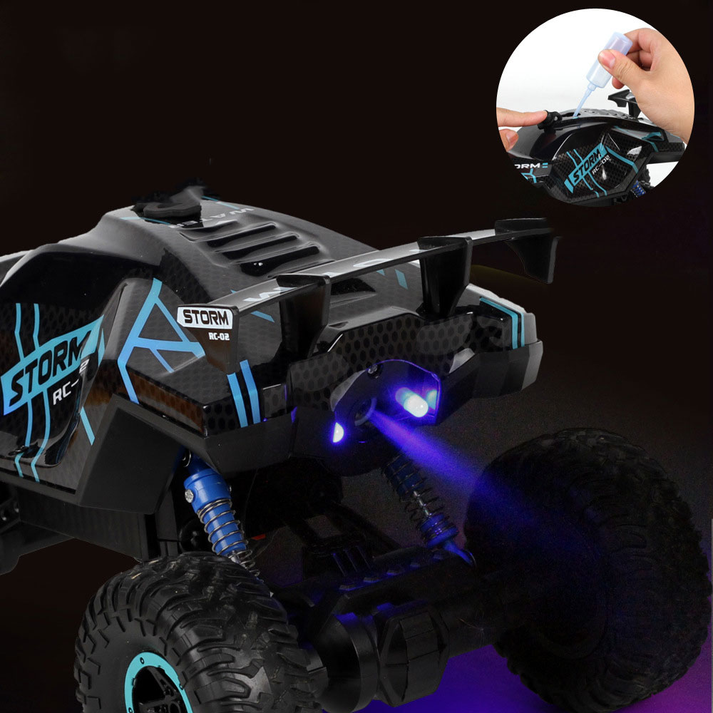 Large Alloy RC Car with Front and Rear Shock Absorbers Electric Off-Road Climbing Car